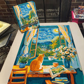 Sternennacht Katzenpuzzle 1000 Stücke